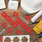 148 Pcs Electrical Outlet Box Spacers, Stackable Plastic Flush Mount Shims for Receptacles