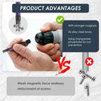 20 Pcs Impact Hex Drill Bit Set, S2 Steel Magnetic SAE Metric Bits for Drivers, 1/4 Inch Shank