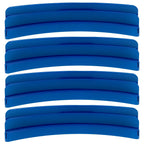 4 Pcs Playing Card Holders, Curved Non Slip Hands Free Card Racks for Kids Seniors, Navy Blue