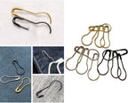 1000 Pcs Metal Gourd Safety Pins, 0.8 Inch Clothing Craft Tailor DIY Accessory Pins, Bronze
