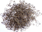1000 Pcs Metal Gourd Safety Pins, 0.8 Inch Clothing Craft Tailor DIY Accessory Pins, Bronze