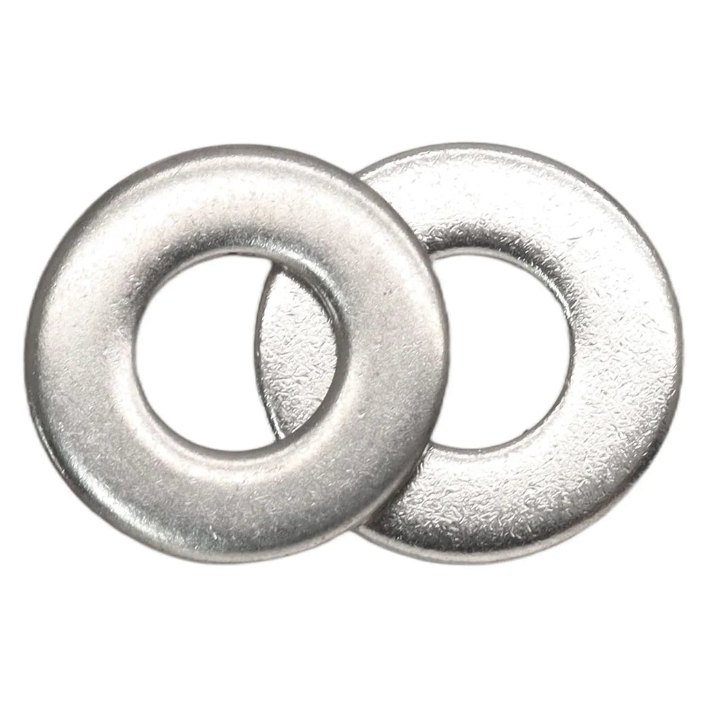 100 Pcs 1/4 Inch Flat Washers, 304 Stainless Steel Anti Rust Washers for Screws Bolts