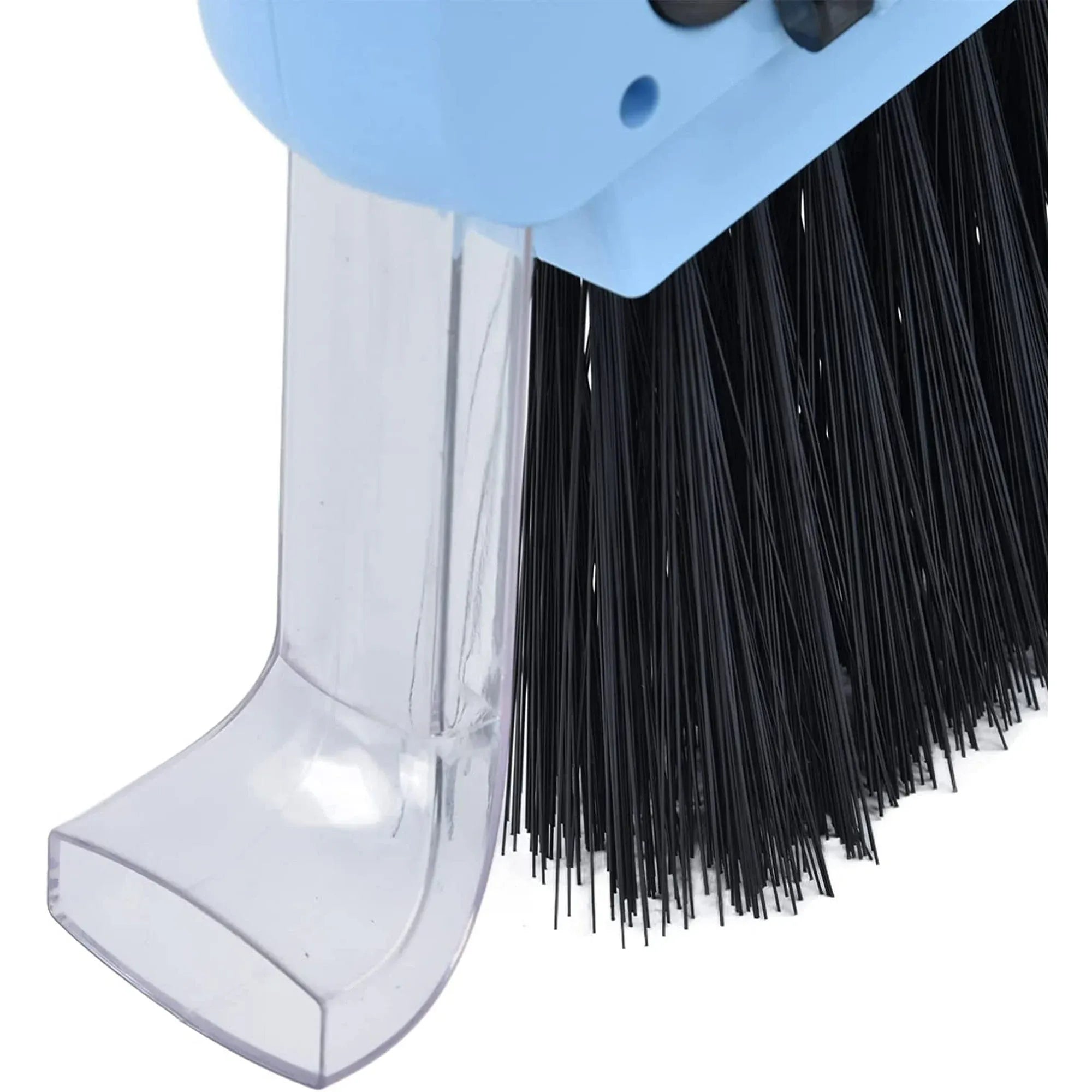 2 In 1 Cordless Vacuum Broom Cleaner, USB Rechargeable Quiet Sweeper for Home Office, Blue