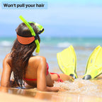 3 Pack Neoprene Diving Mask Strap Covers, Hair Protector Wraps for Snorkeling, 7.5 x 3.5 In
