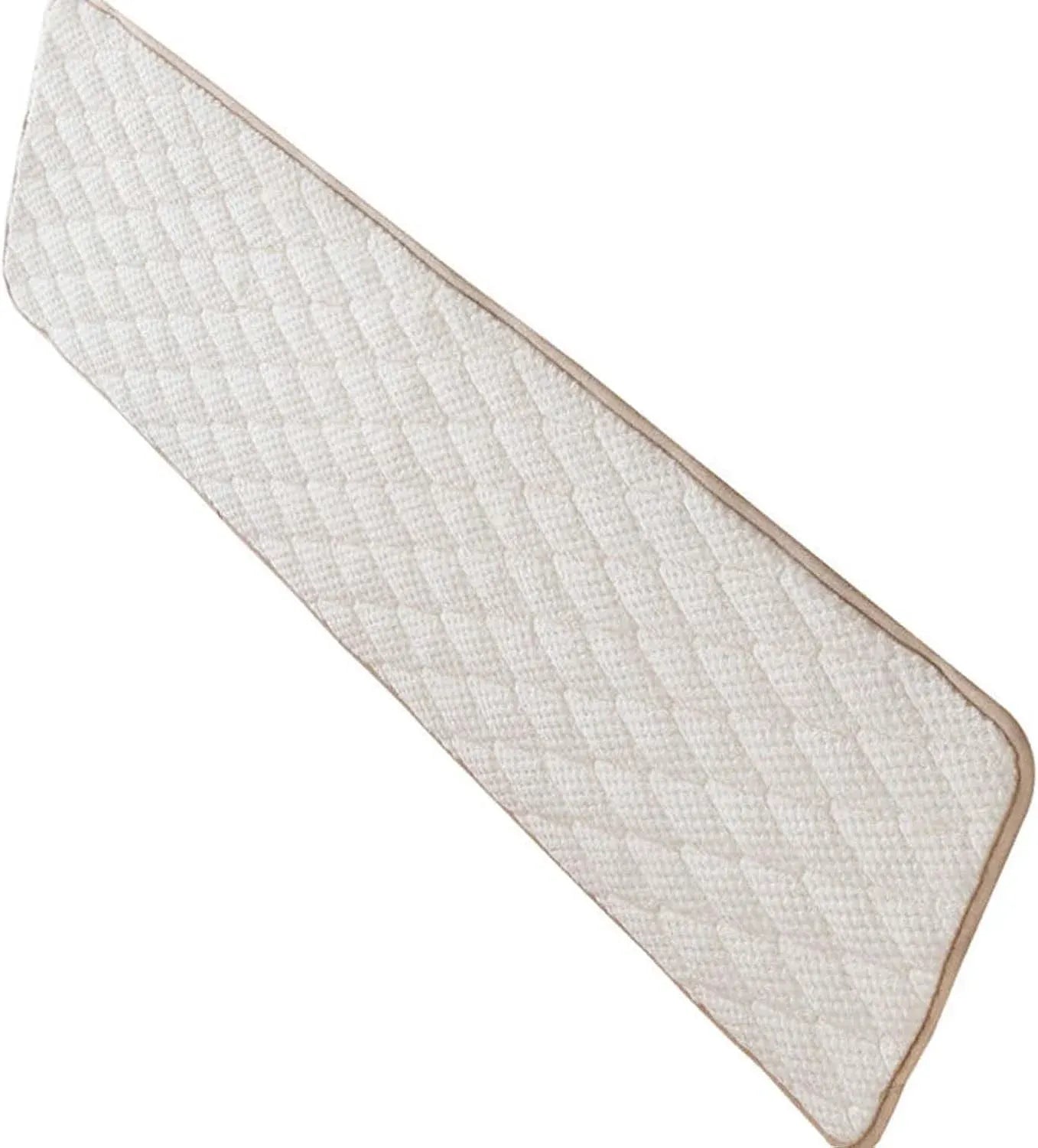 Beige Bench Cushion Pad, Non Slip Plush Sponge Seat Mat for Indoor Outdoor Patio Swing, 11.81 x 23.62 In