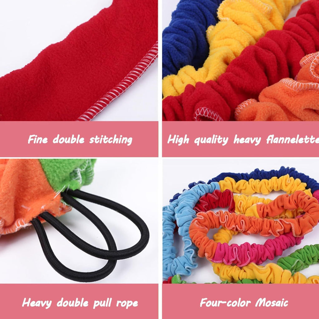 Cooperative Stretchy Band, Elastic Fleece Group Exercise Tug Band for 4 People, 118.11 In
