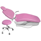 4 Pcs Dental Chair Covers, Waterproof PU Leather Protective Covers for Clinic Chairs, Black