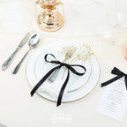 Double Face Satin Ribbon, Polyester Gift Wrapping Wedding Craft Ribbon, Black 1/2 In x 50 Yd