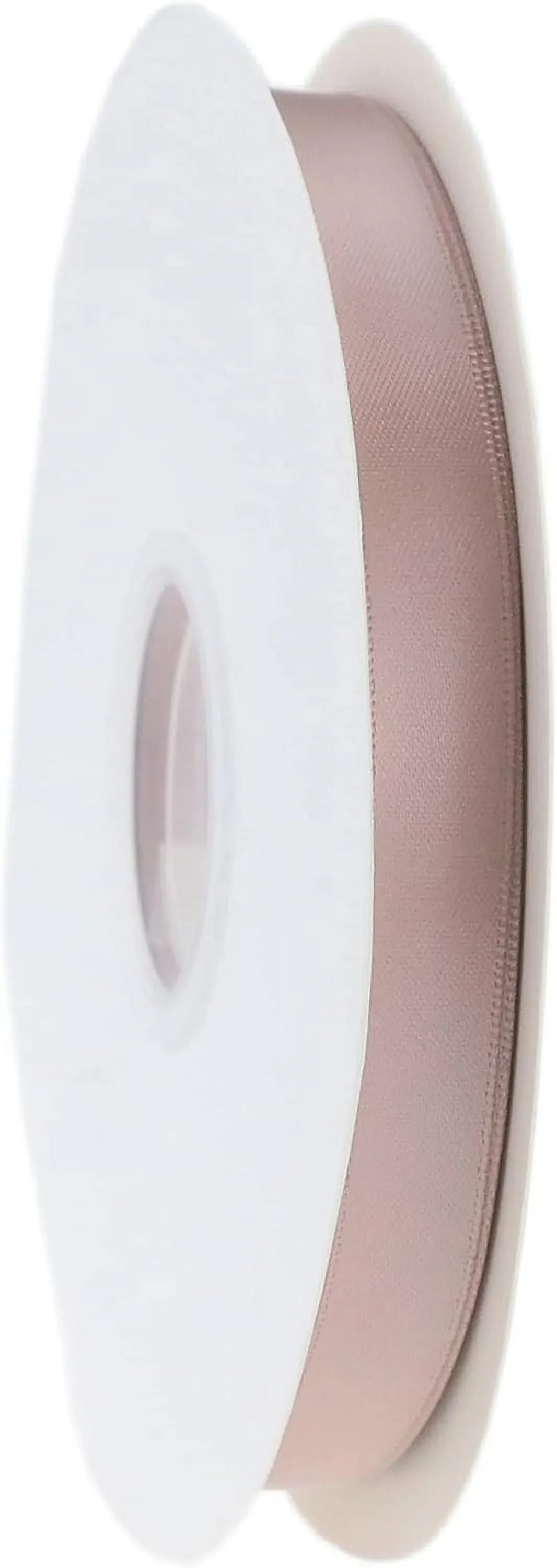 Double Face Satin Ribbon, Polyester Thin Craft Ribbon for Wedding Gift Wrap, Dusty Blue 1/2 In x 50 Yd