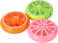 7 Day Rotary Pill Organizer Box, Portable 3 Compartment Medicine Case, Mixed Color 9cm