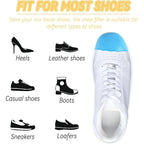 Shoe Toe Filler Inserts, Soft PU Foam Cushions for Loose Shoes, Blue Large 1-2 Sizes Bigger