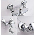 2-Pack Bathtub Faucet Adapter, Adjustable Swing Arm, 20/25 mm Brass Mixer Connector, Chrome/Starlight Finish Options