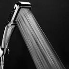 High Pressure Shower Head, 300-Hole Powerful Pressurized Spray, Water-Saving Single Shower for Bathroom, Chrome Finish