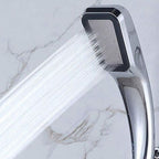 High Pressure Shower Head, 300-Hole Powerful Pressurized Spray, Water-Saving Single Shower for Bathroom, Chrome Finish