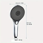 High Pressure Shower Head with Large Panel- Pressure Boosted, Super Powerful Rain Shower for Bathroom, high-pressure spray