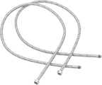 Faucet Supply Lines Braided Stainless Steel 3/8 Comp x M10 Male Connector for Faucet Installation 40 Inch 2 Pack