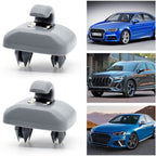 High Performance 2x Sun Visor Clip Hook Mount Holder compatible with Audi A1 A3 A4 A5 Q3 Q5 B6 B7 B8, Made of Plastic