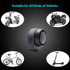 Anti-theft alarm, smart alarm with wireless remote control, waterproof vibration smart alarm, for bicycle/motorcycle/electric vehicle/scooter