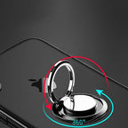 Replacement 360° Rotatable Finger Ring Mobile Phone Holder Stand Grip For Universal Magnetic Car Holder Phone Back Sticker Pad Mount Sticker | | Red