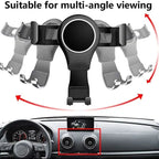 For- A3 8v S3 2014-2019 Mobile Phone Holder Mobile Mount Car Mount Accessories Black, Replacement Part, Made of Aluminum