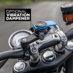 Heavy Duty Quad Lock Motorcycle Mobile Phone Holder Replacement for  & , Handlebar Mount with Quick Release, Made of Abs