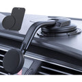 Magnetic car phone holder suction cup for dashboard and windshield compatible with iphone android, ABS + Silicone material