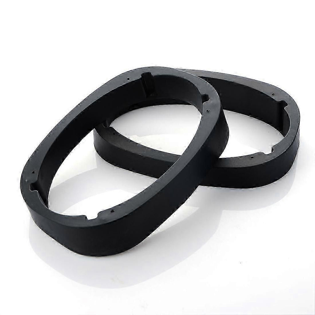 2 pcs Universal 6x9 Car Speaker Spacers Adapter Bracket Mounting Plate Ring Holder, Plastic material, wireless audio upgrade, Black Color