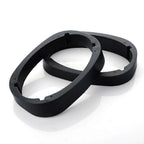 2 pcs Universal 6x9 Car Speaker Spacers Adapter Bracket Mounting Plate Ring Holder, Plastic material, wireless audio upgrade, Black Color