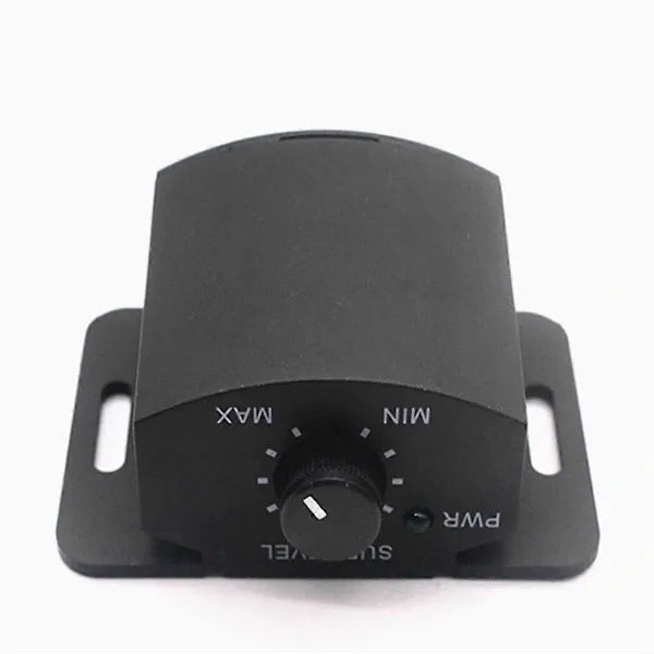 Amplifier Replacement Bass Knob Control Remote 6Pin Subwoofer Remote Volume Adjustment Knob for Speaker, ABS material, Black Color