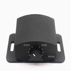 Amplifier Replacement Bass Knob Control Remote 6Pin Subwoofer Remote Volume Adjustment Knob for Speaker, ABS material, Black Color