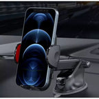 Mobile Holder / Car Holder / Car Holder - Suction Cup 230, Plastic material, dashboard mounting, stable phone or GPS support