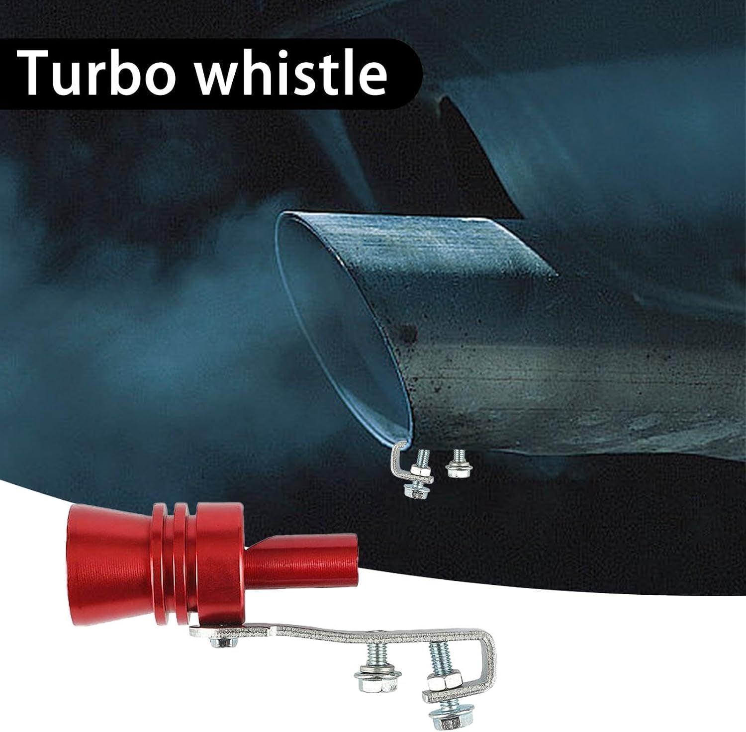 Lightweight Turbo Exhaust Whistle, Tailpipe Sound Amplifier for Cars XL, Aluminum Alloy material, exhaust sound control