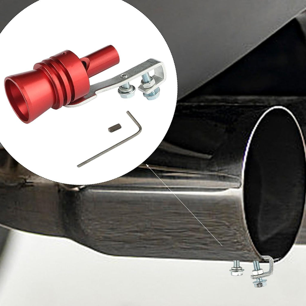 Lightweight Turbo Exhaust Whistle, Tailpipe Sound Amplifier for Cars XL, Aluminum Alloy material, exhaust sound control