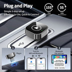 2-in-1 Wireless CarPlay Adapter Android Auto Wireless Adapter Smart Mini Box USB Dongle Plug and Play WiFi Quick Connection