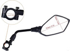 Universal Rearview Mirrors for Motorcycle - Side Mirror - Mirror, ABS + Steel material, direct exterior replacement