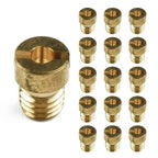 25 pcs Main Jets 55-115 M5 Compatible with Dellorto PHBG 21 19.5 19 SHA 13 14 15 16 19 20 SHBC 19 5mm Carburetor Main Jet Set Parts
