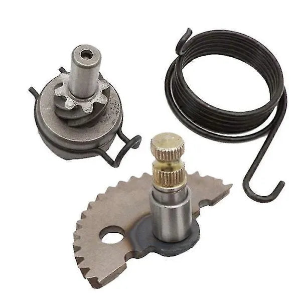 Kickstart kit complete with drive shaft, spring and pinion Banmo for 50cc Gy6 139qmb scooter ATV, Steel material
