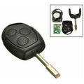 1 pc 3 Buttons 433MHz FOB Remote Key for Ford/Mondeo/Fiesta/Focus/Ka Transit, ABS + PC material, automotive replacement use, Black Color