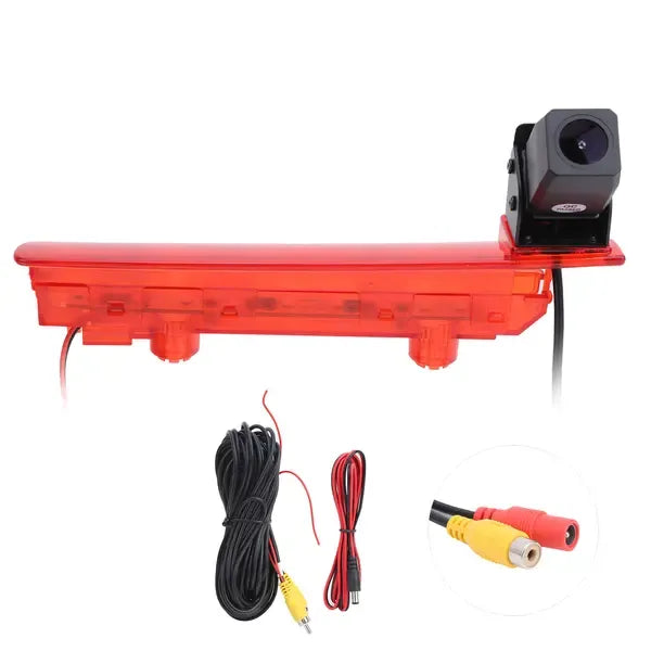 Reversing camera with LED brake light, waterproof, fits Transporter T5 T6 Van 2010-2019, ABS material, driving view recording
