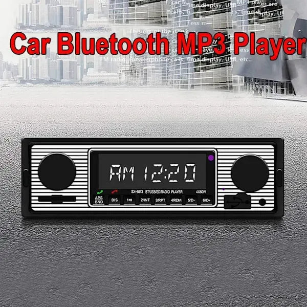 Smart Player Bluetooth Retro MP3 FM Car Accessories, wireless audio upgrade, vehicle stereo use, for automotive repair and installation