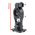 Universal Waterproof Mobile Phone Holder Bicycle Bike Bag Mobile 5 inch, dashboard mounting, stable phone or GPS support, Black Color