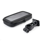 Universal Waterproof Mobile Phone Holder Bicycle Bike Bag Mobile 5 inch, dashboard mounting, stable phone or GPS support, Black Color