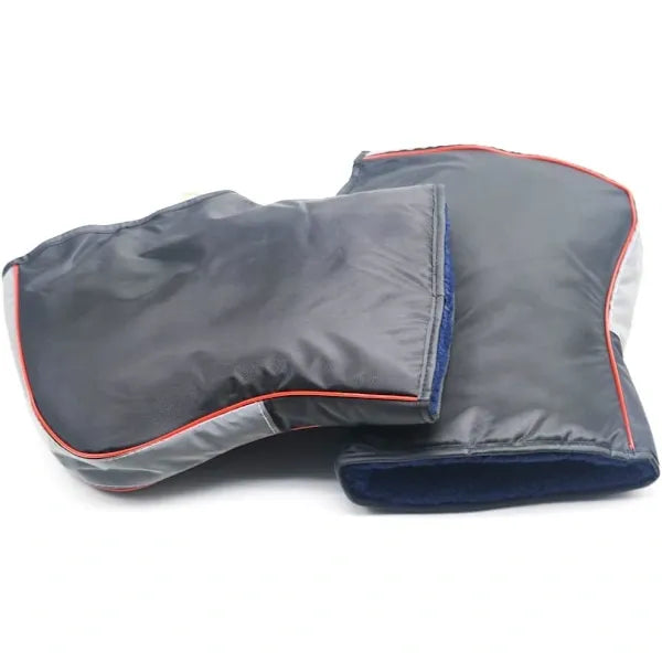 Motorcycle Handlebar Mittens Windproof Mittens Hand Warmers Waterproof Warm Motorcycle Handlebar Hand Protection Muffs Hand, Gray, Grey Color