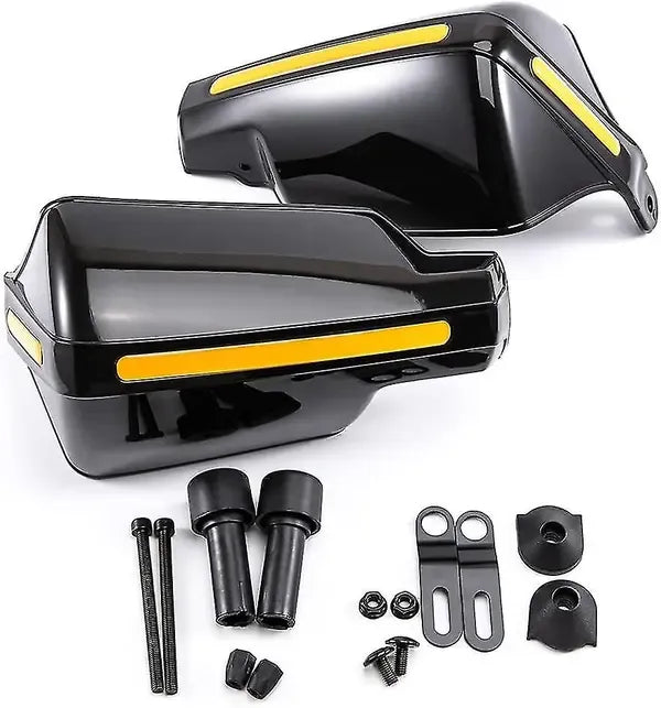 Universal Motorcycle Handguards 7/8" 22mm Handle Protector Shield Motorbike Motocross Scooter Windproof Handlebar Hand Guards Protection Gear (01)