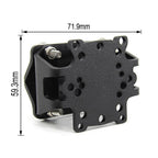 Motorcycle Navigation Bracket Mobile Phone Gps Plate Bracket Phone Holder For Tenere 700 Tenere 700, Metal material, Black Color