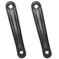 Bicycle Crank Arm(one Pair/left/right) Bicycle Replacement Hand Crank Arm For Bike Replacement Acce, Aluminum Alloy material, Black Color
