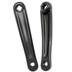 Bicycle Crank Arm(one Pair/left/right) Bicycle Replacement Hand Crank Arm For Bike Replacement Acce, Aluminum Alloy material, Black Color