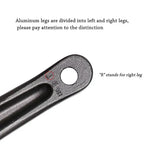 Bicycle Crank Arm(one Pair/left/right) Bicycle Replacement Hand Crank Arm For Bike Replacement Acce, Aluminum Alloy material, Black Color