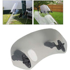 Motorcycle Windshield Adjustable Clip On Windscreen Wind Deflector Windshield Accessories for Motorcycle Tawny, Rubber material