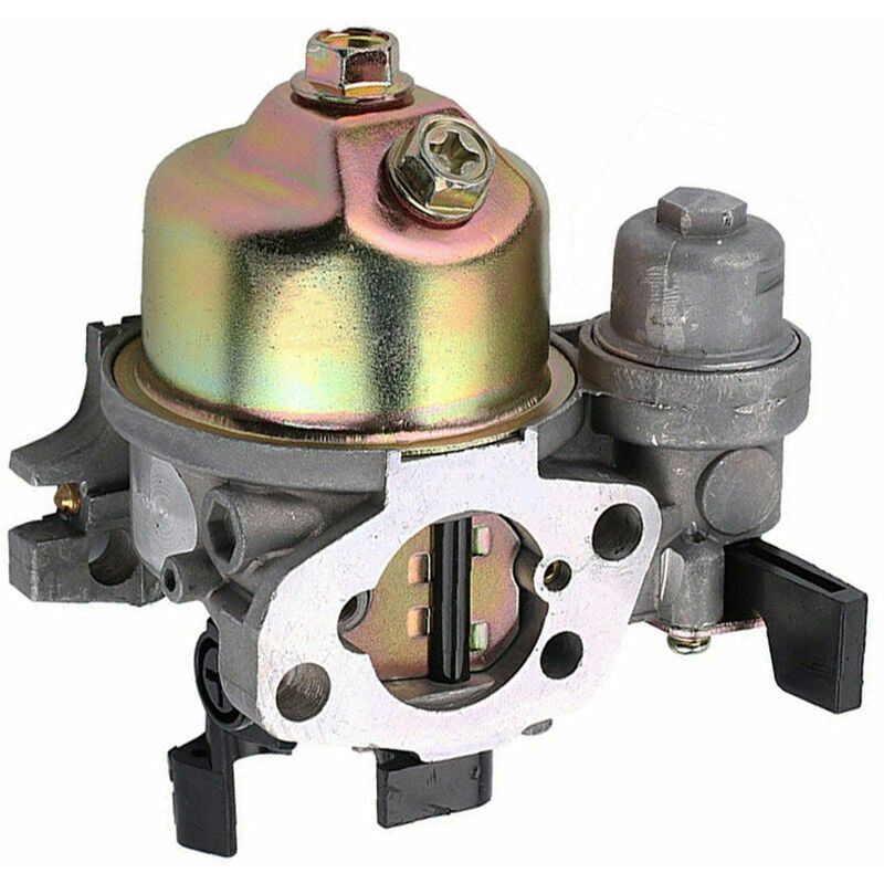 Carburetor with Fuel Hose Gasket, Compatible with Honda GX160 GX168F GX200 5.5HP 6.5HP, Plastic + Metal material, Silver Color